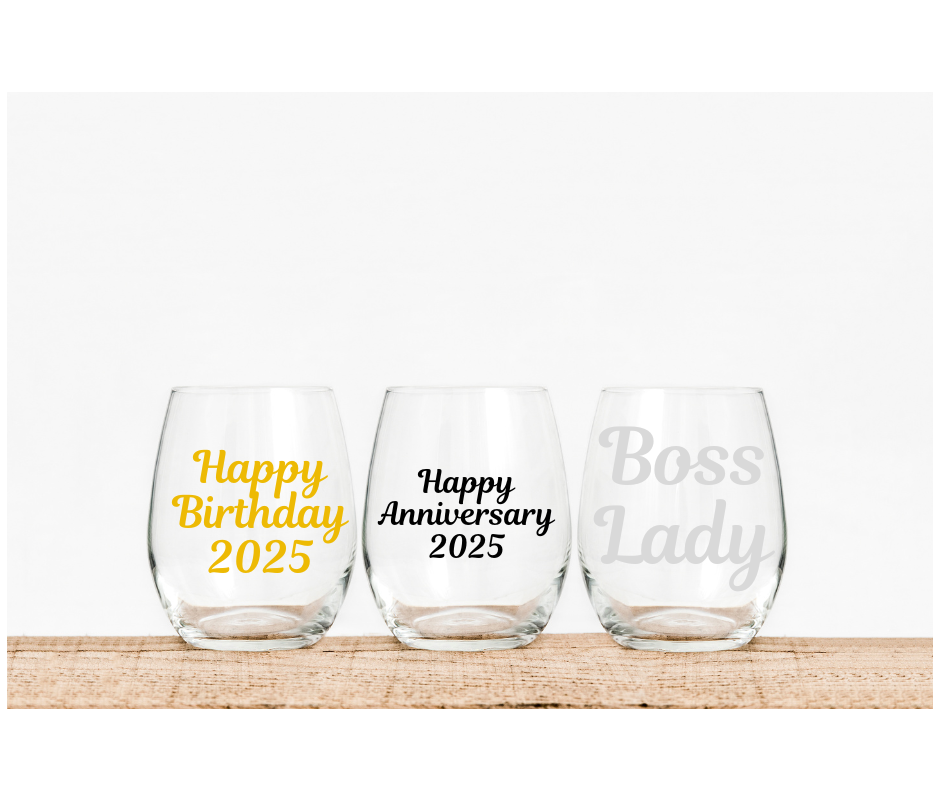Custom Wine Glasses - Set of 2